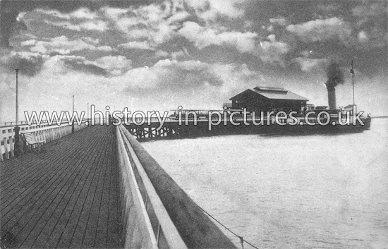 The Last Boat In, The Pier, Walton on Naze, Essex. c.1907